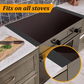 INGUINII 2-Pack Kitchen Silicone Stove Gap Cover Black- Heat Resistant Non-Slip Slit Filler, Seals Spills, Oven Gap Cover